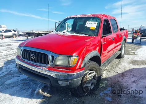 2001 Toyota Tacoma Prerunner V6 z USA, uszkodzony, nr VIN 5TEGN92N31Z832236
